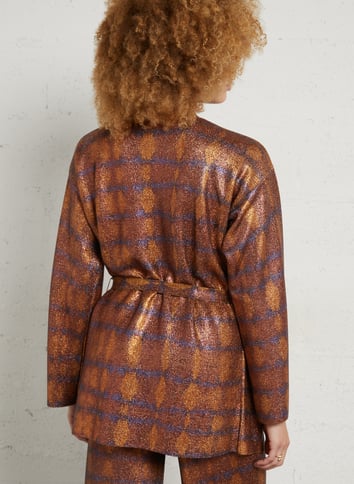 Sequin vest MOMONI Brown